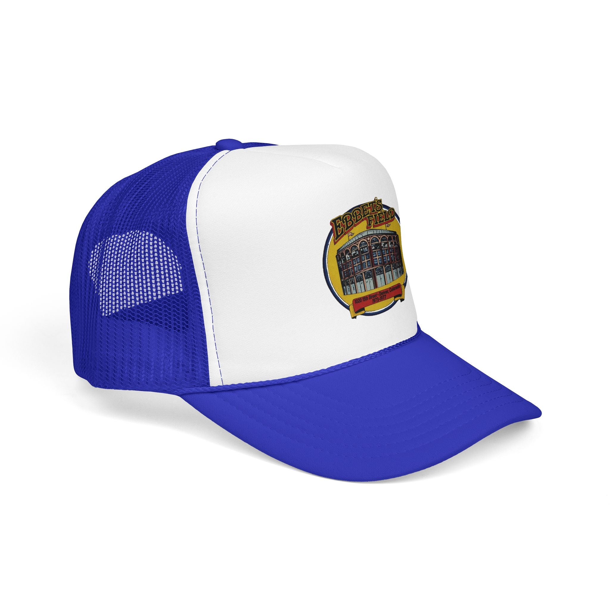Ebbet's Field Trucker Hat — Vintage Sailboat Foam Cap