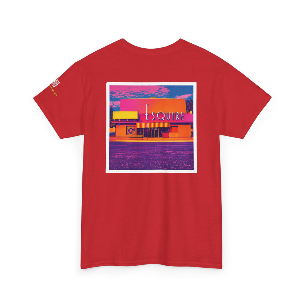 ESQUIRE THEATER neon pop art - vintage Denver gear