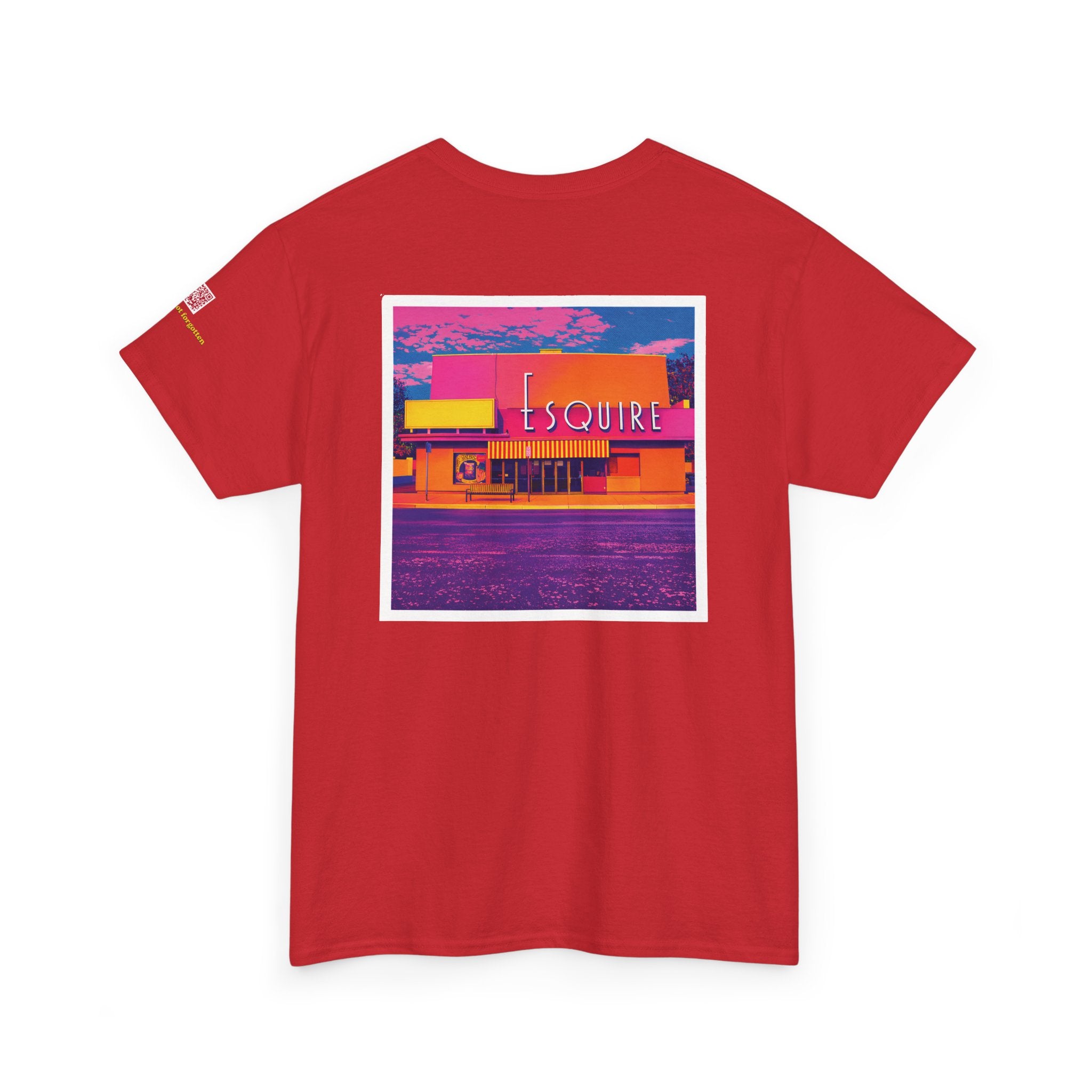 ESQUIRE THEATER neon pop art - vintage Denver gear