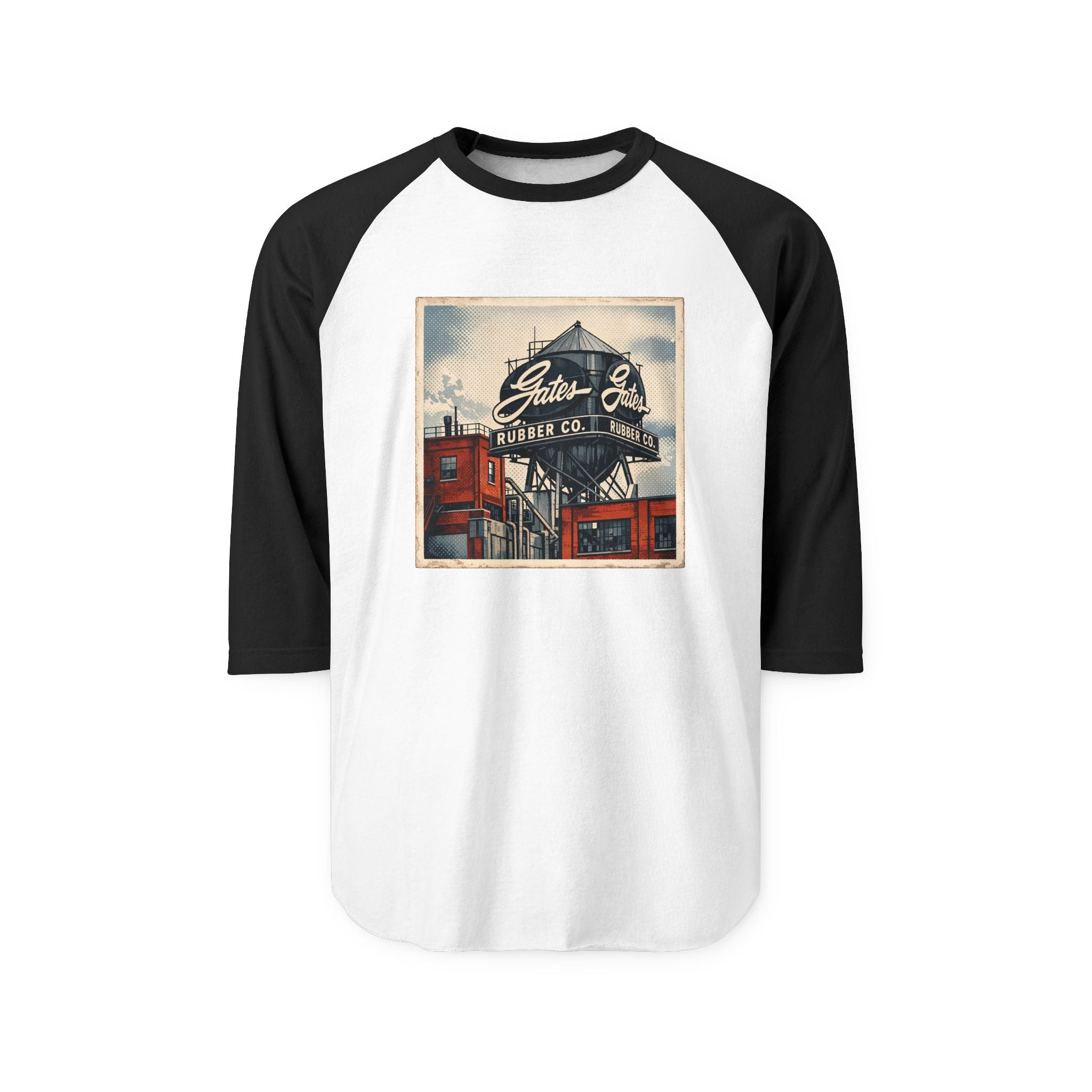 GATES RUBBER COMPANY | Retro Baseball Tee