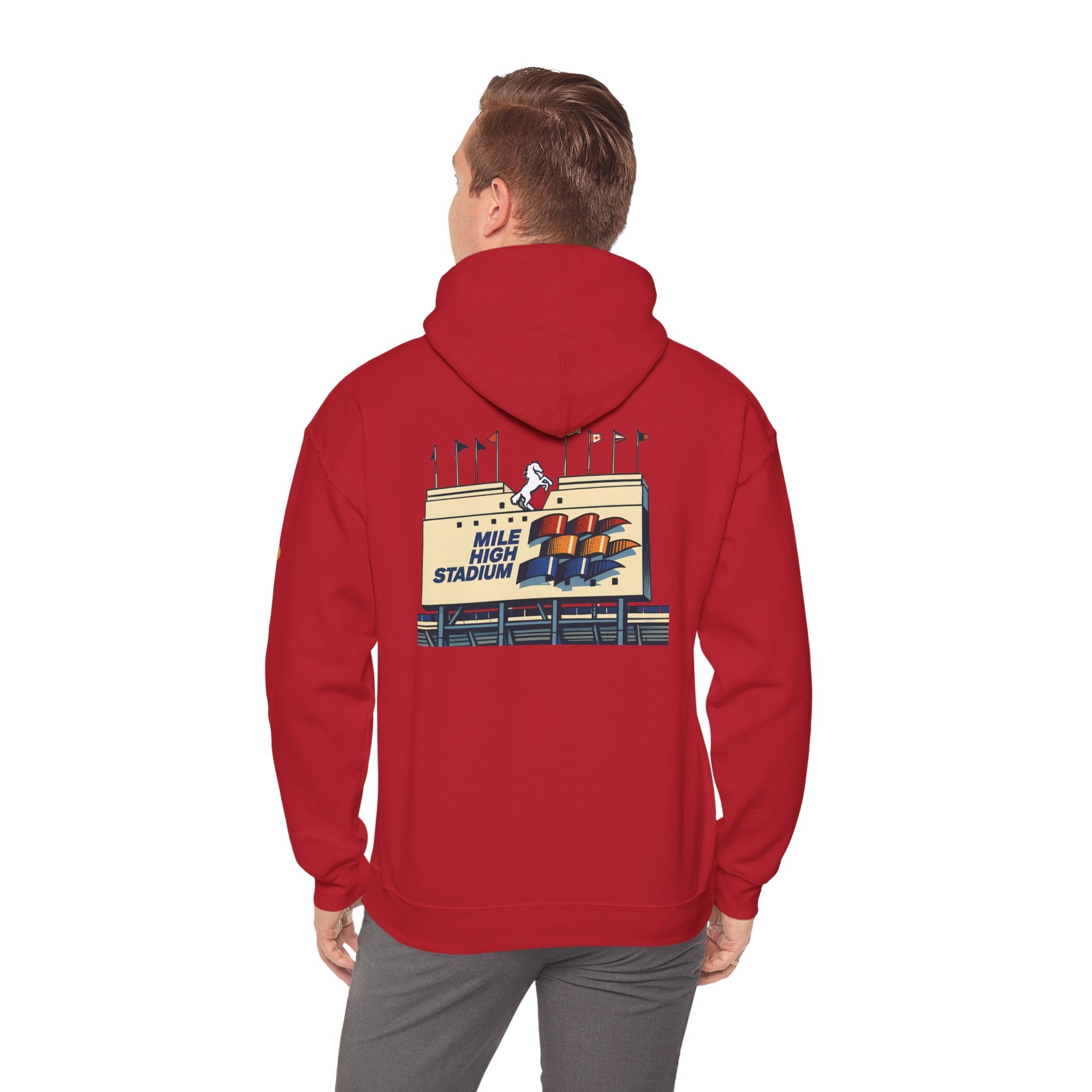 MILE HIGH STADIUM | Unisex Heavy Blend™ Hooded Sweatshirt