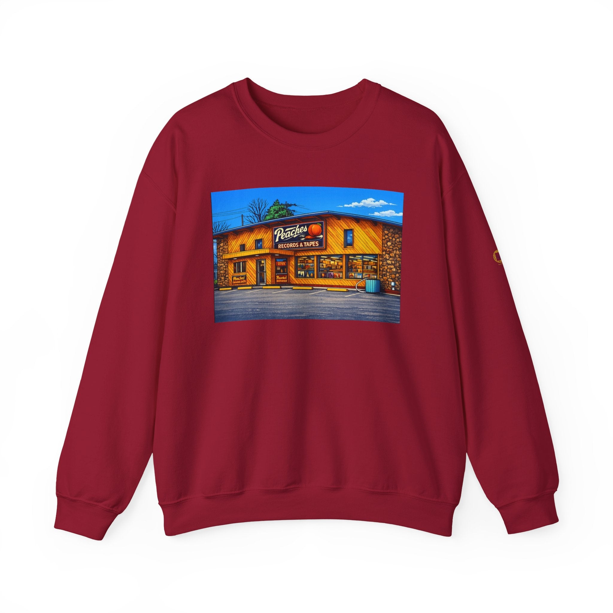 Peaches Records and Tapes (comic style)| Native303 Sweatshirt