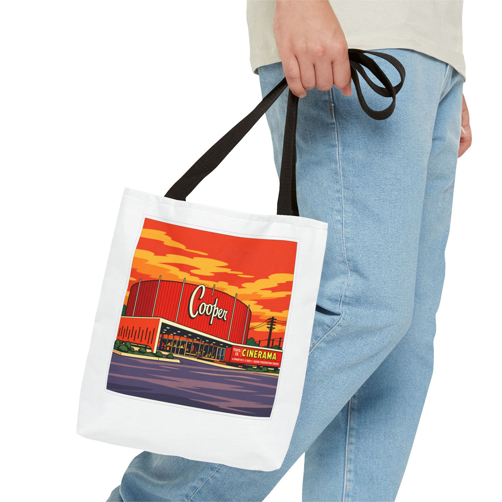 Cooper Theater (comic pop style) Tote