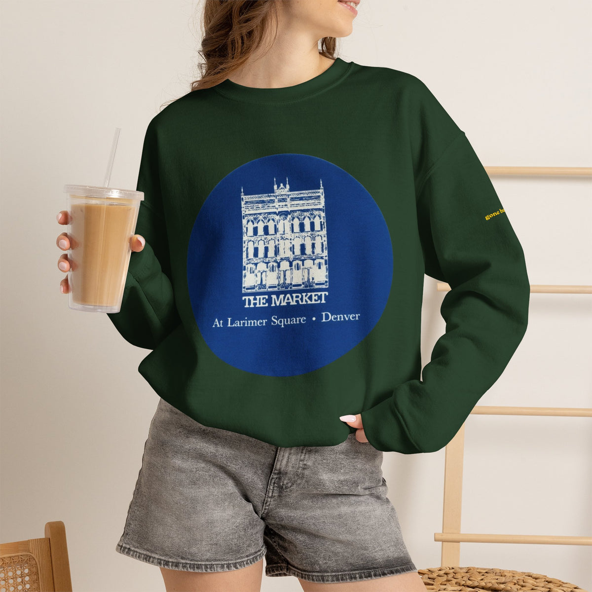 The Market - blue coaster | Native303 Sweatshirt