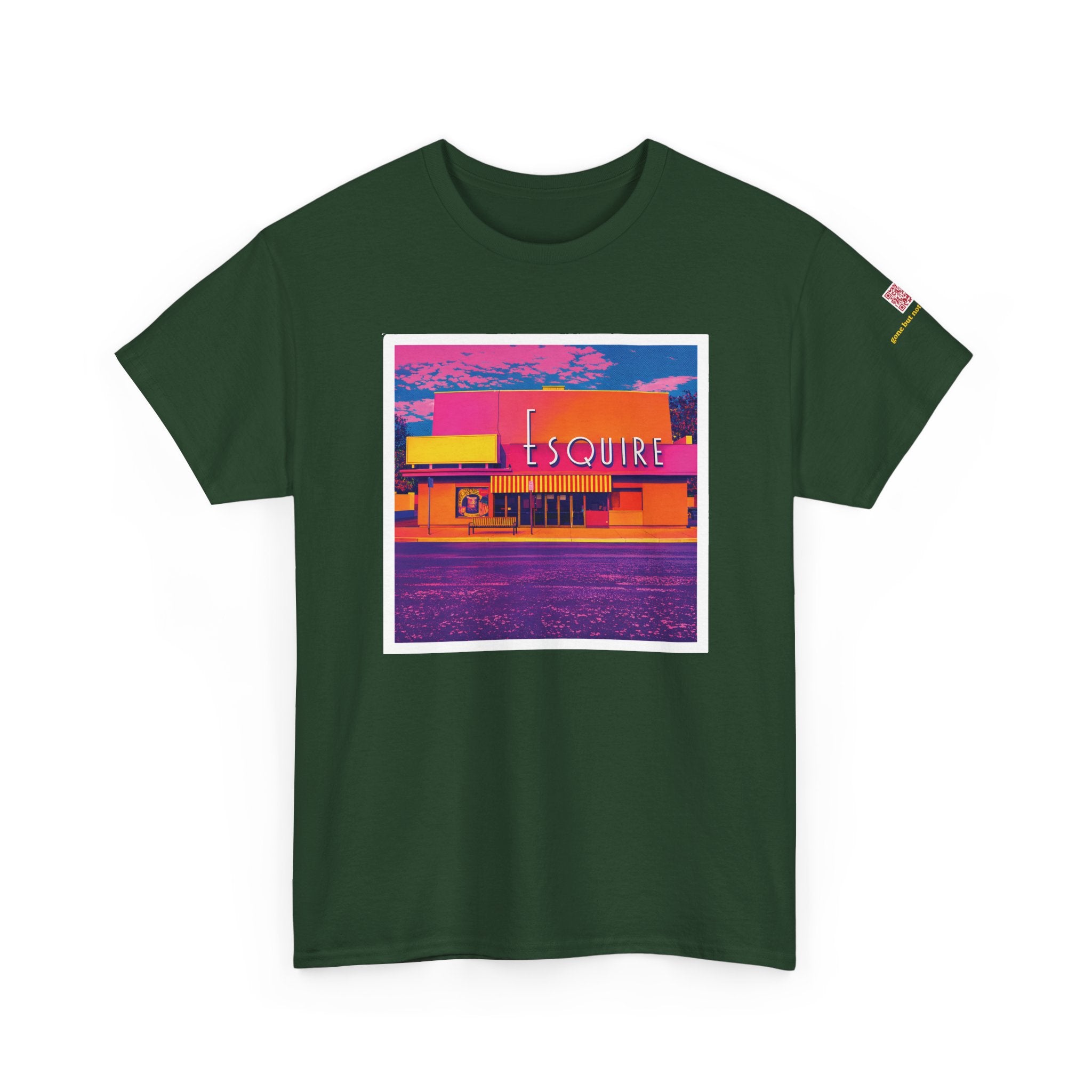 Esquire Theater neon pop art - vintage Denver gear
