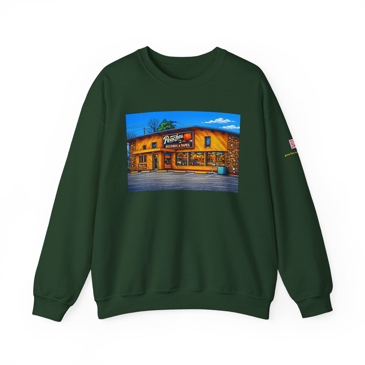 Peaches Records and Tapes (comic style)| Native303 Sweatshirt