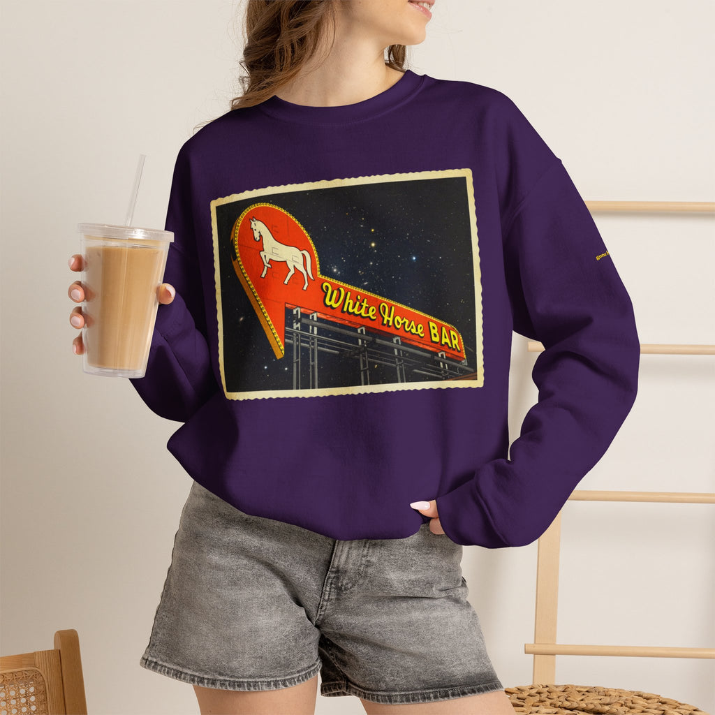 White Horse Bar sign | Native303 Sweatshirt
