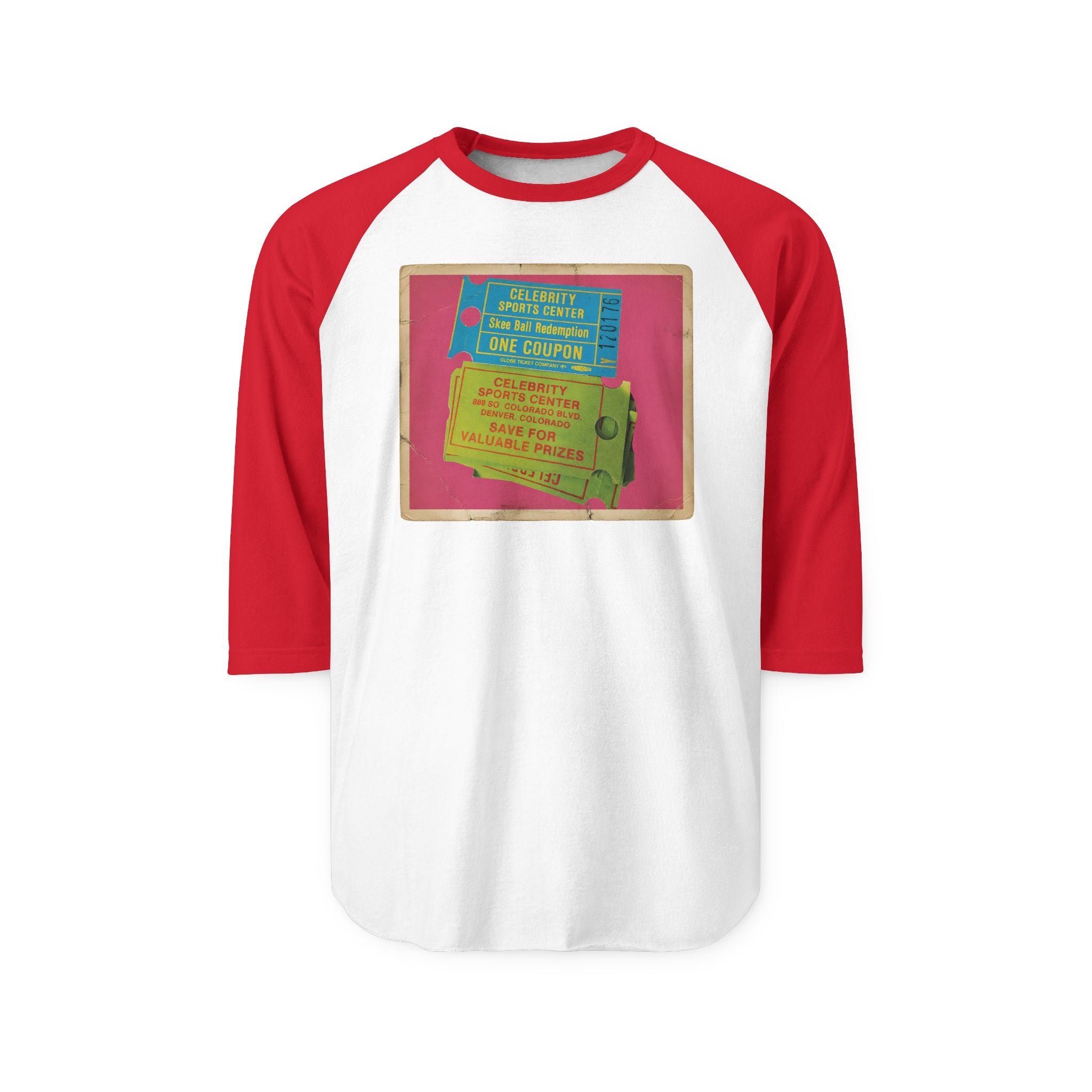 Celebrity Skee-ball tickets | Retro Baseball Tee
