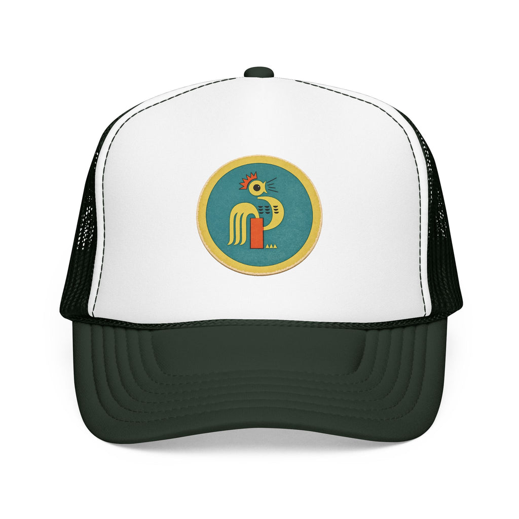 Drumstick Trucker Hat — Vintage Sailboat Foam Cap