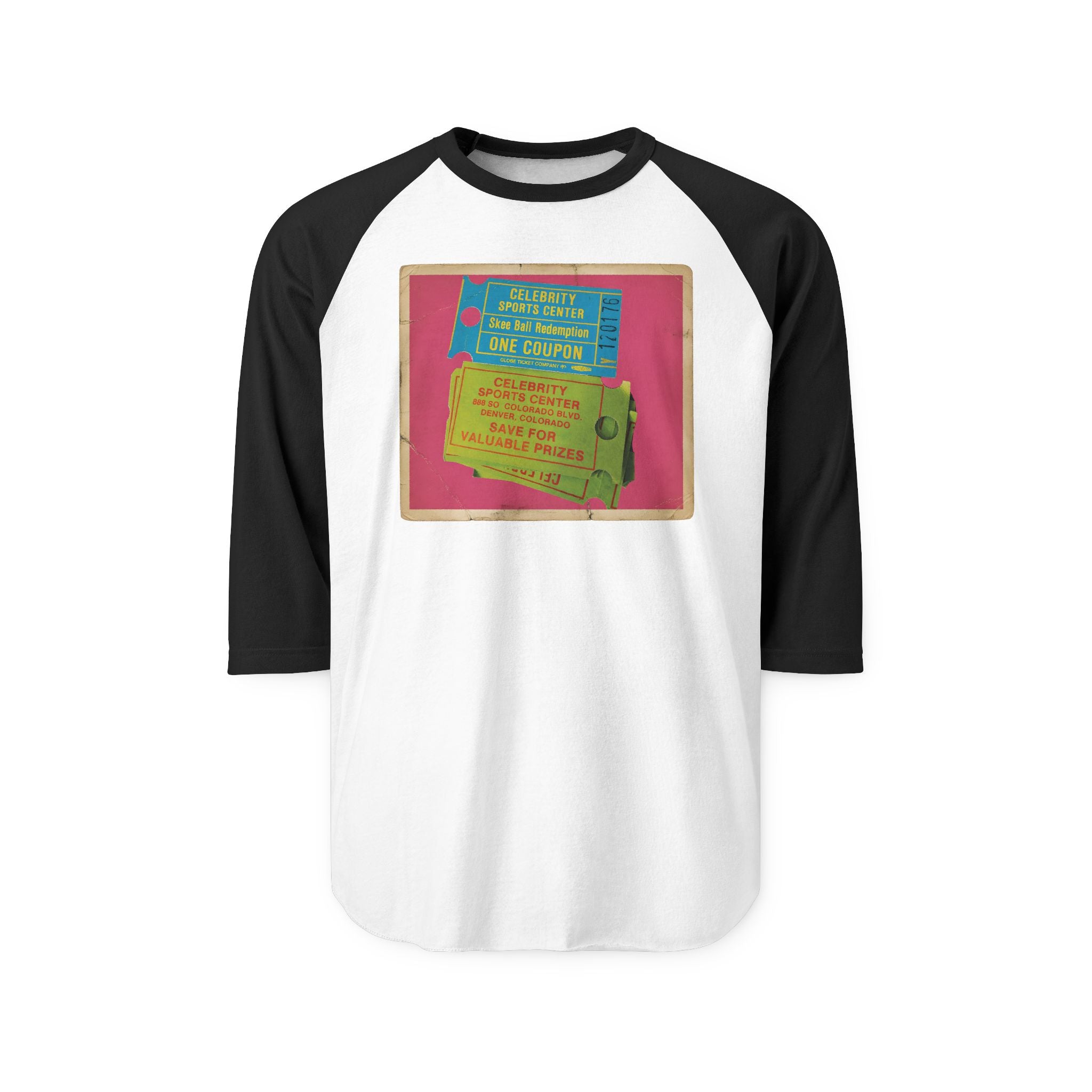 Celebrity Skee-ball tickets | Retro Baseball Tee