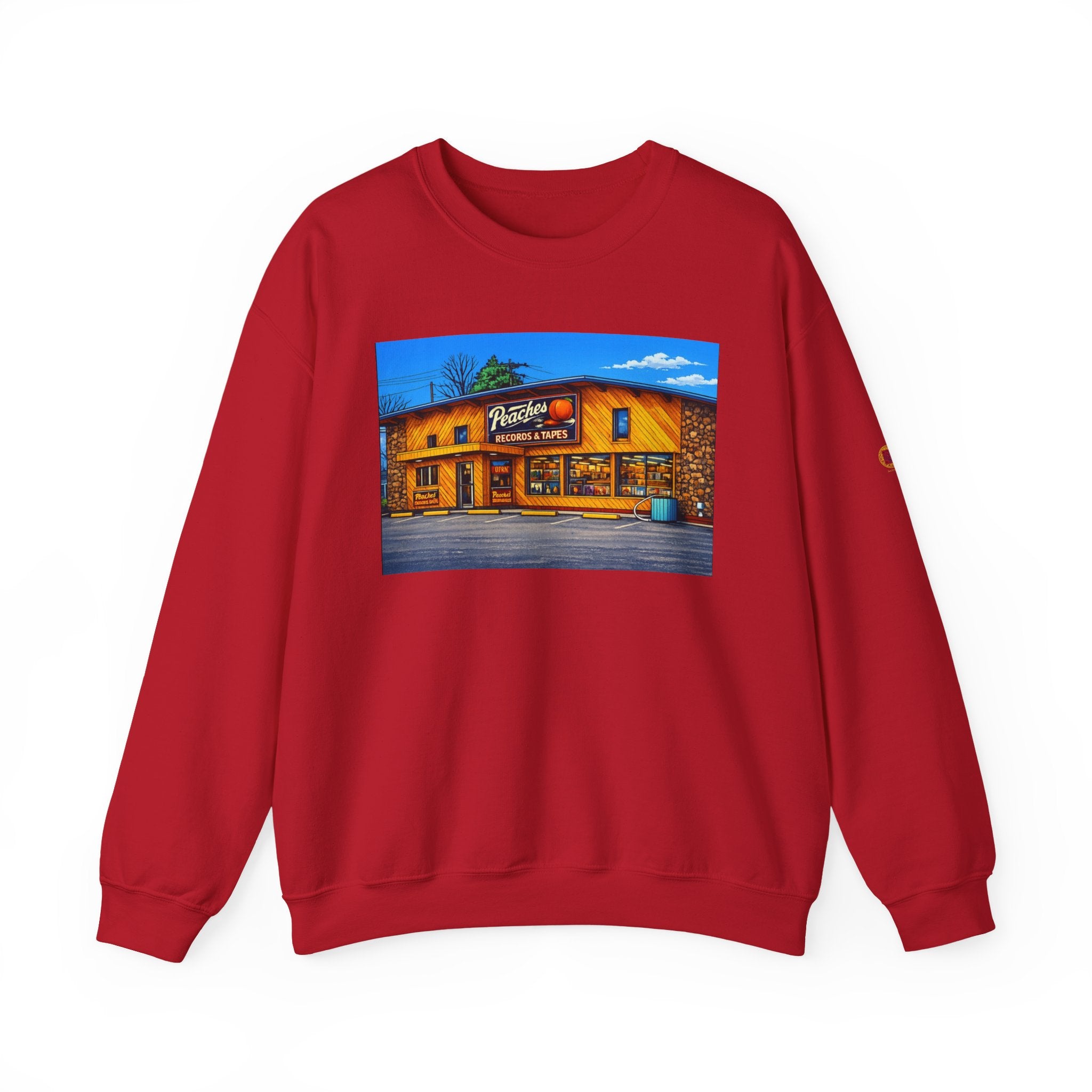 Peaches Records and Tapes (comic style)| Native303 Sweatshirt