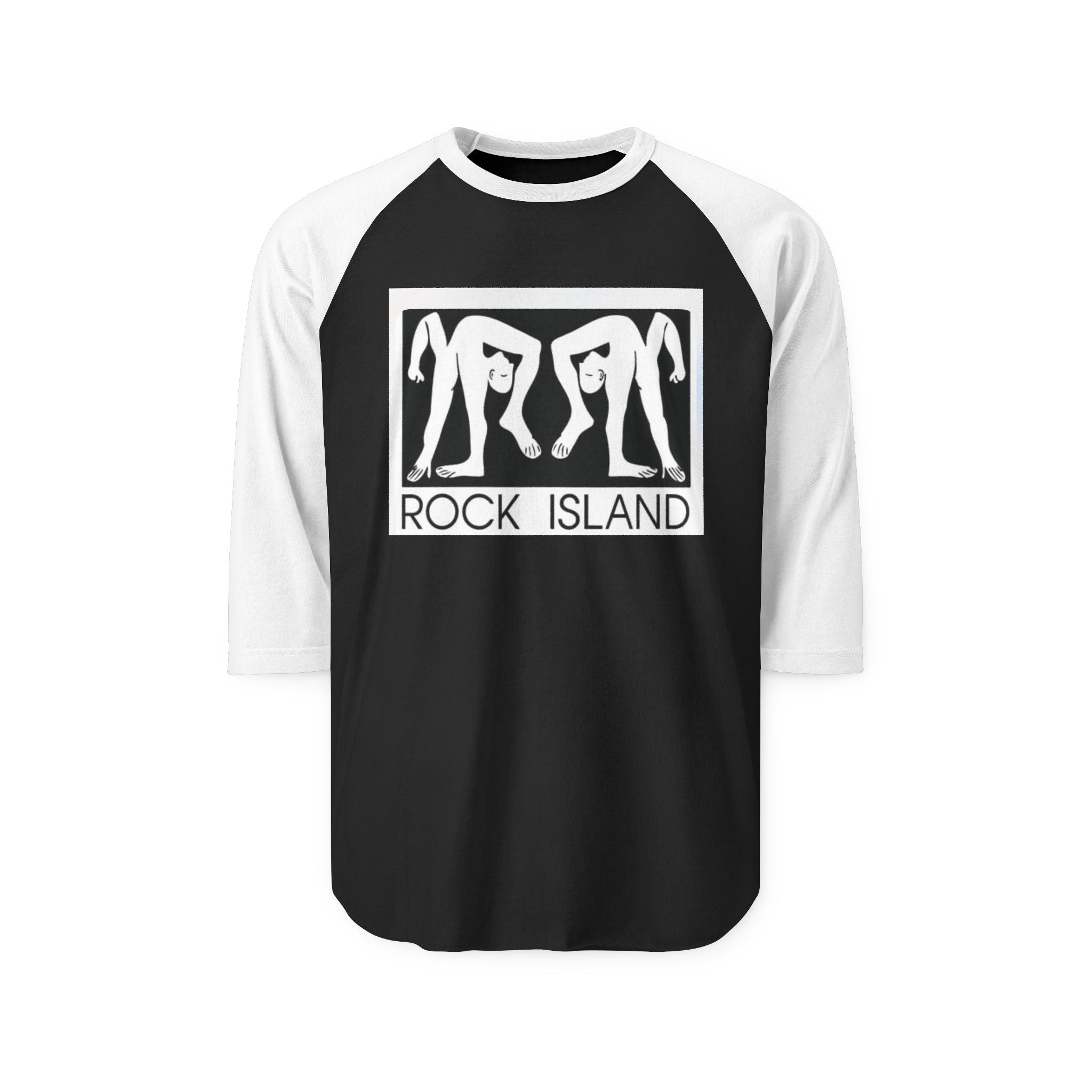 ROCK ISLAND LOGO | vintage Denver Retro Baseball Tee