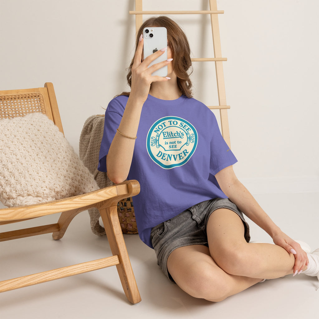 Elitch Gardens TURQUOISE- vintage Denver gear