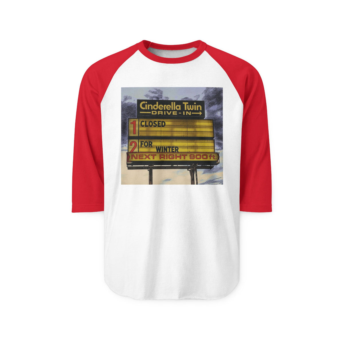 CINDERELLA TWIN DRIVE IN | Retro Baseball Tee