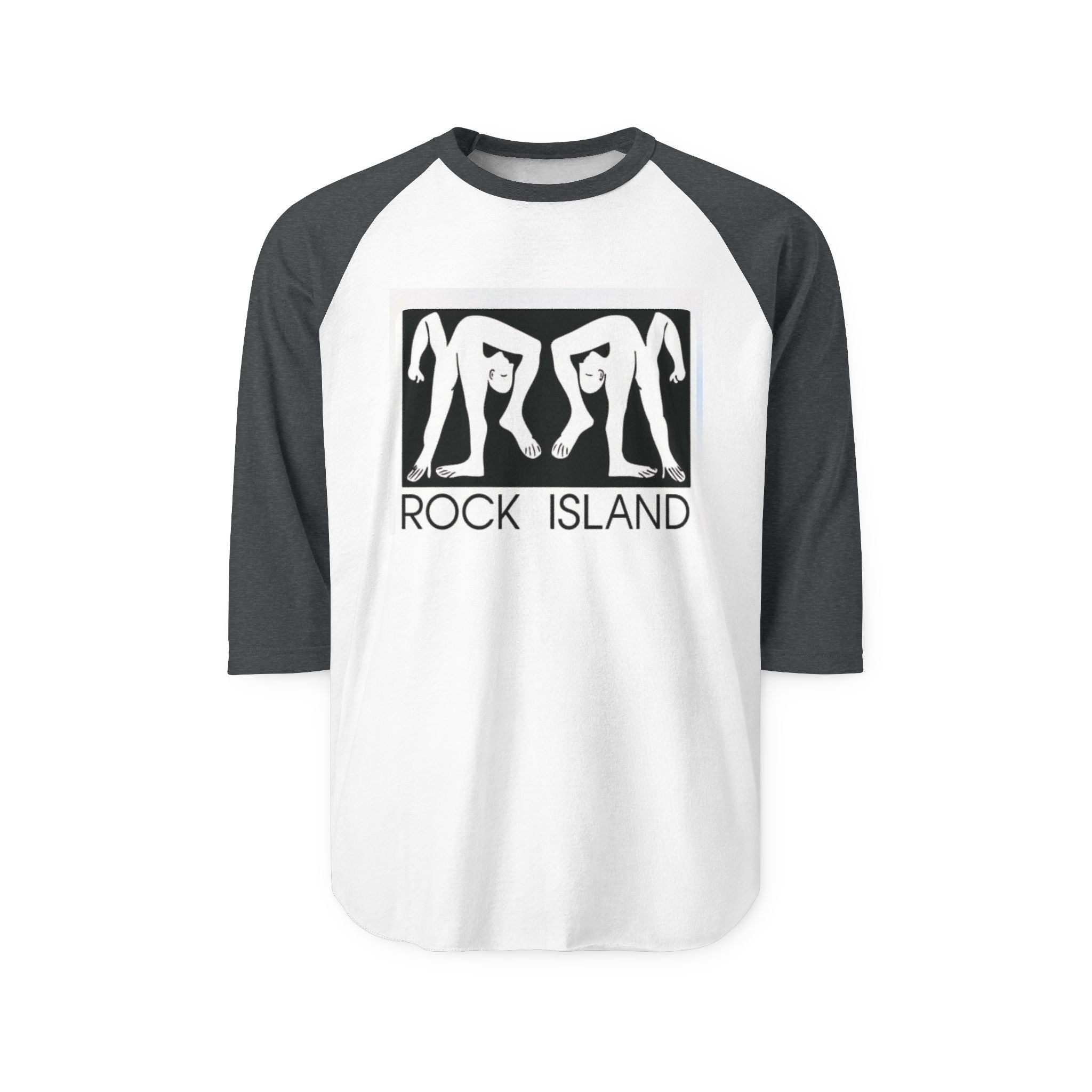 ROCK ISLAND LOGO | vintage Denver Retro Baseball Tee