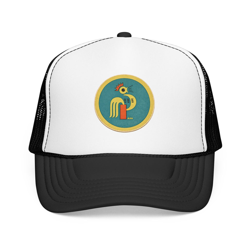 Drumstick Trucker Hat — Vintage Sailboat Foam Cap