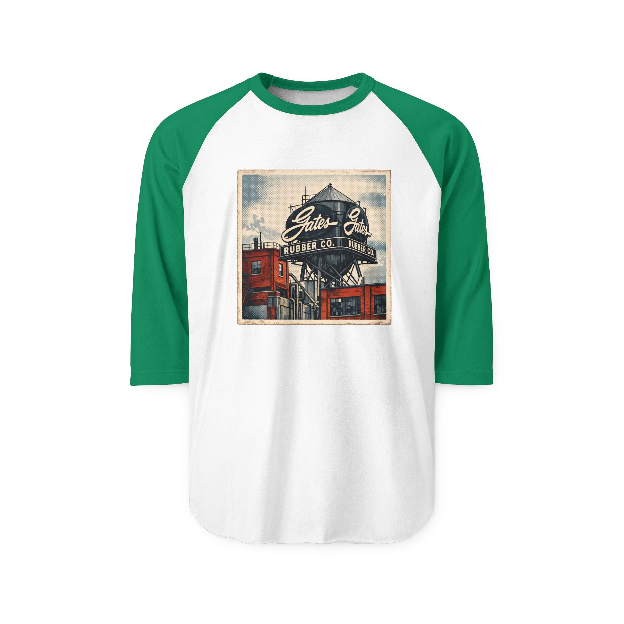 GATES RUBBER COMPANY | Retro Baseball Tee