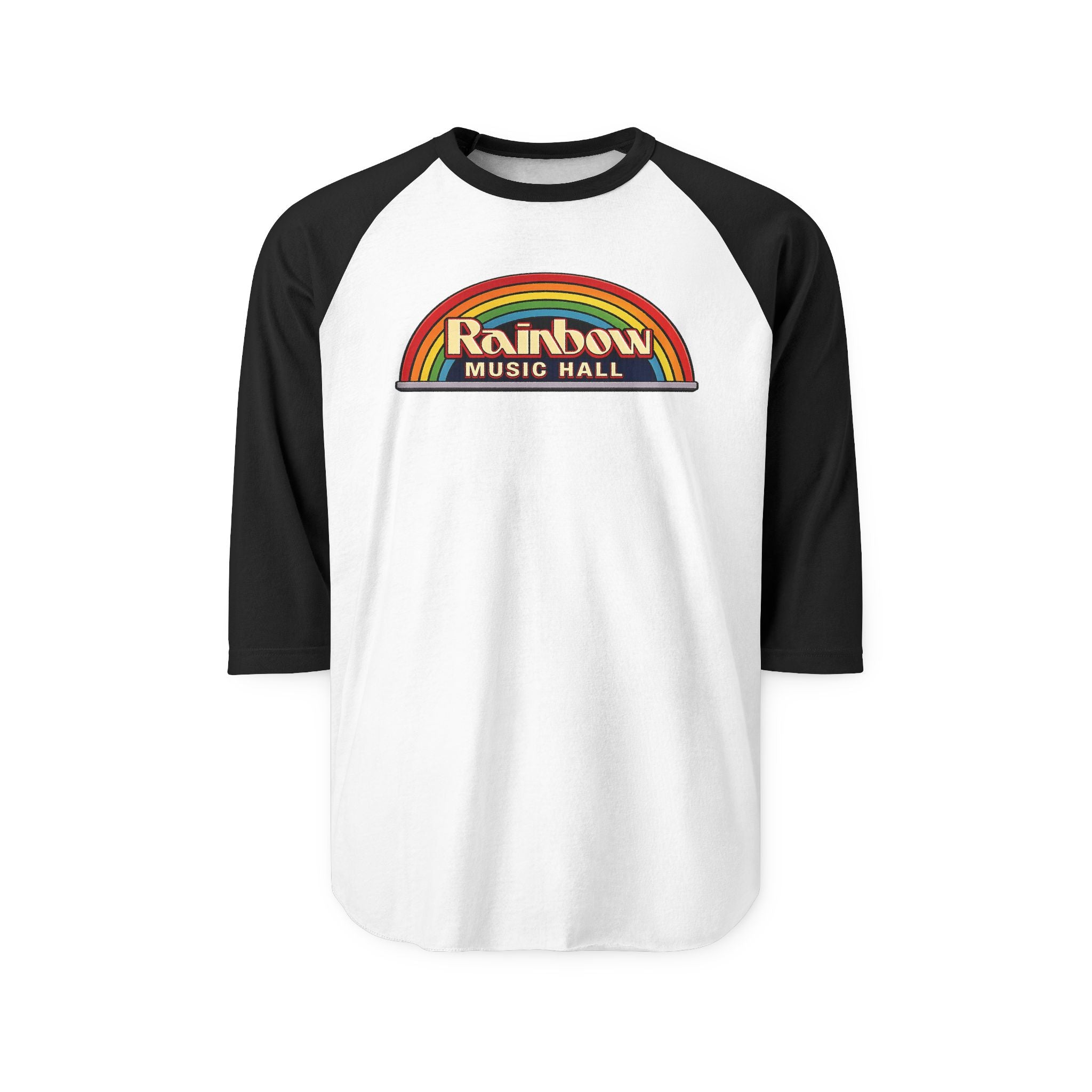 RAINBOW MUSIC HALL | Retro Baseball Tee
