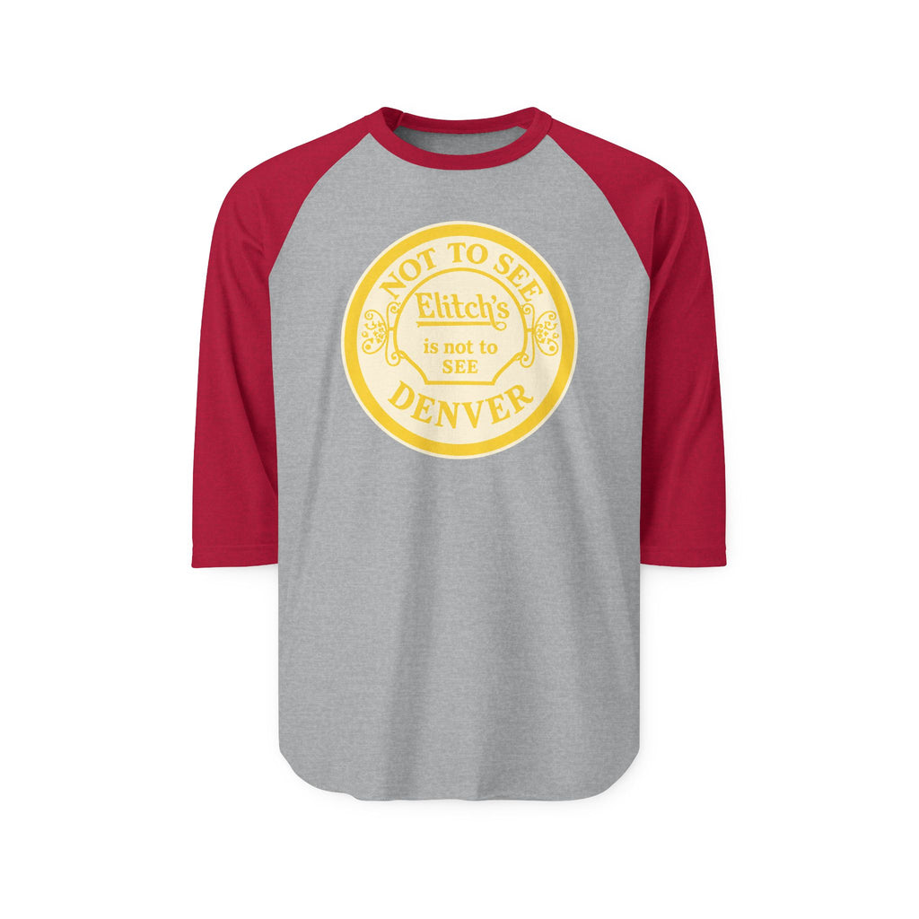 ELITCH GARDENS YELLOW | Retro Baseball Tee