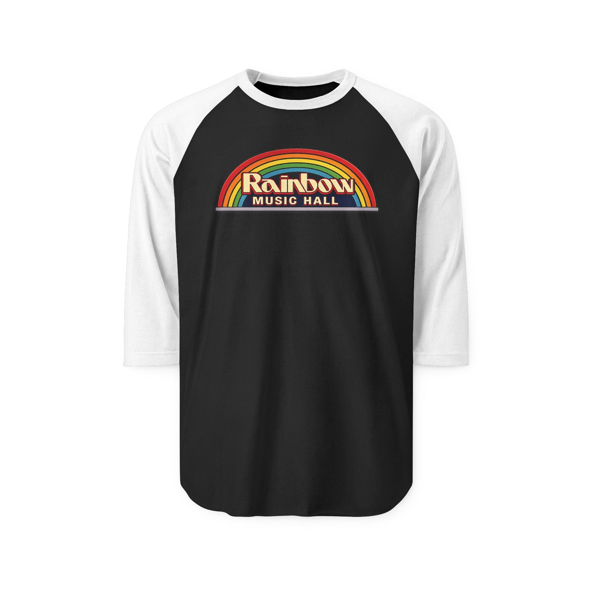 RAINBOW MUSIC HALL | Retro Baseball Tee