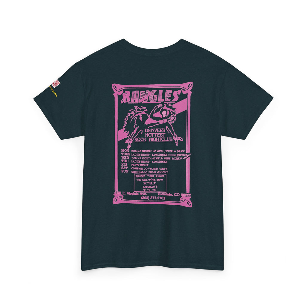 BANGLES Pink  logo - vintage Metro Denver gear