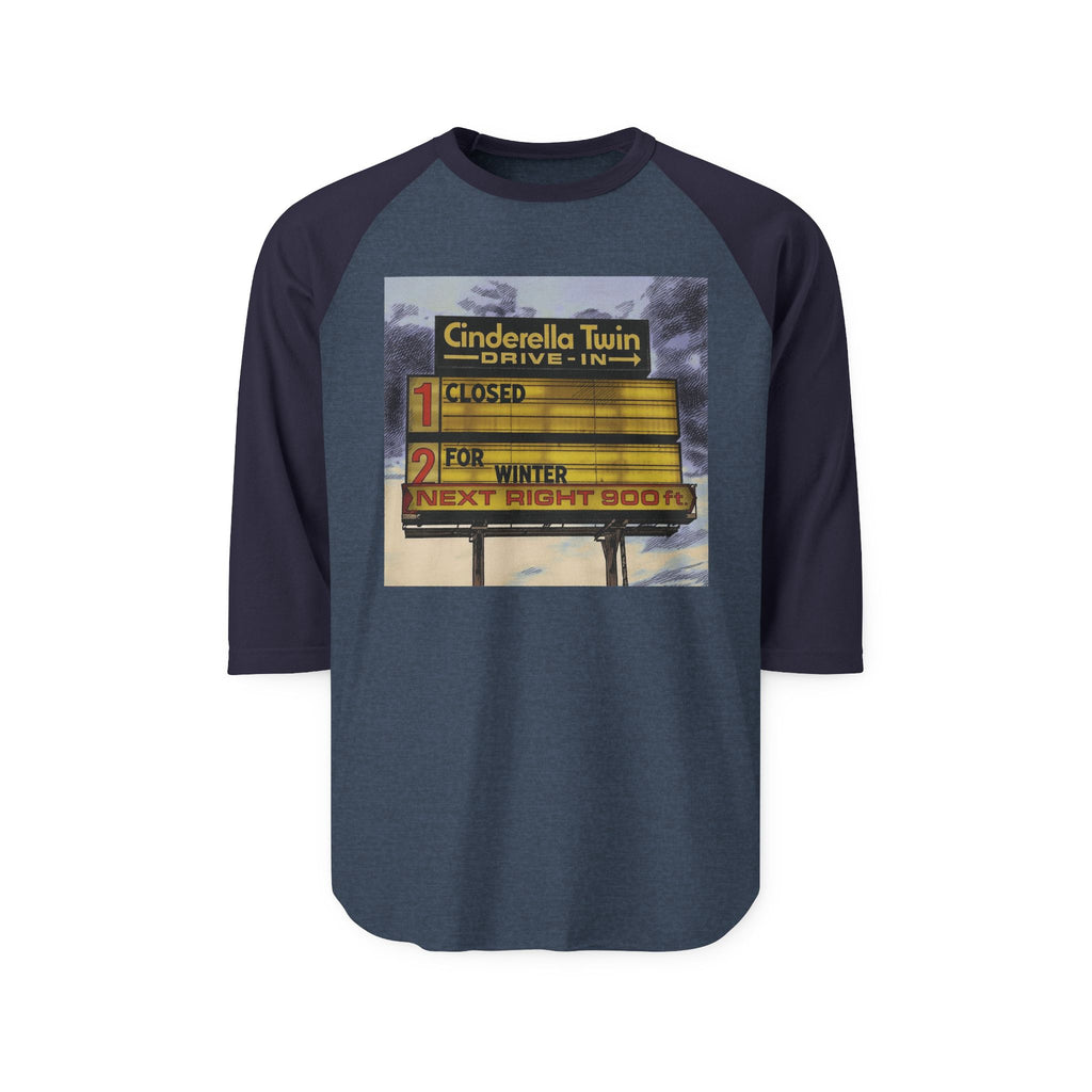 CINDERELLA TWIN DRIVE IN | Retro Baseball Tee