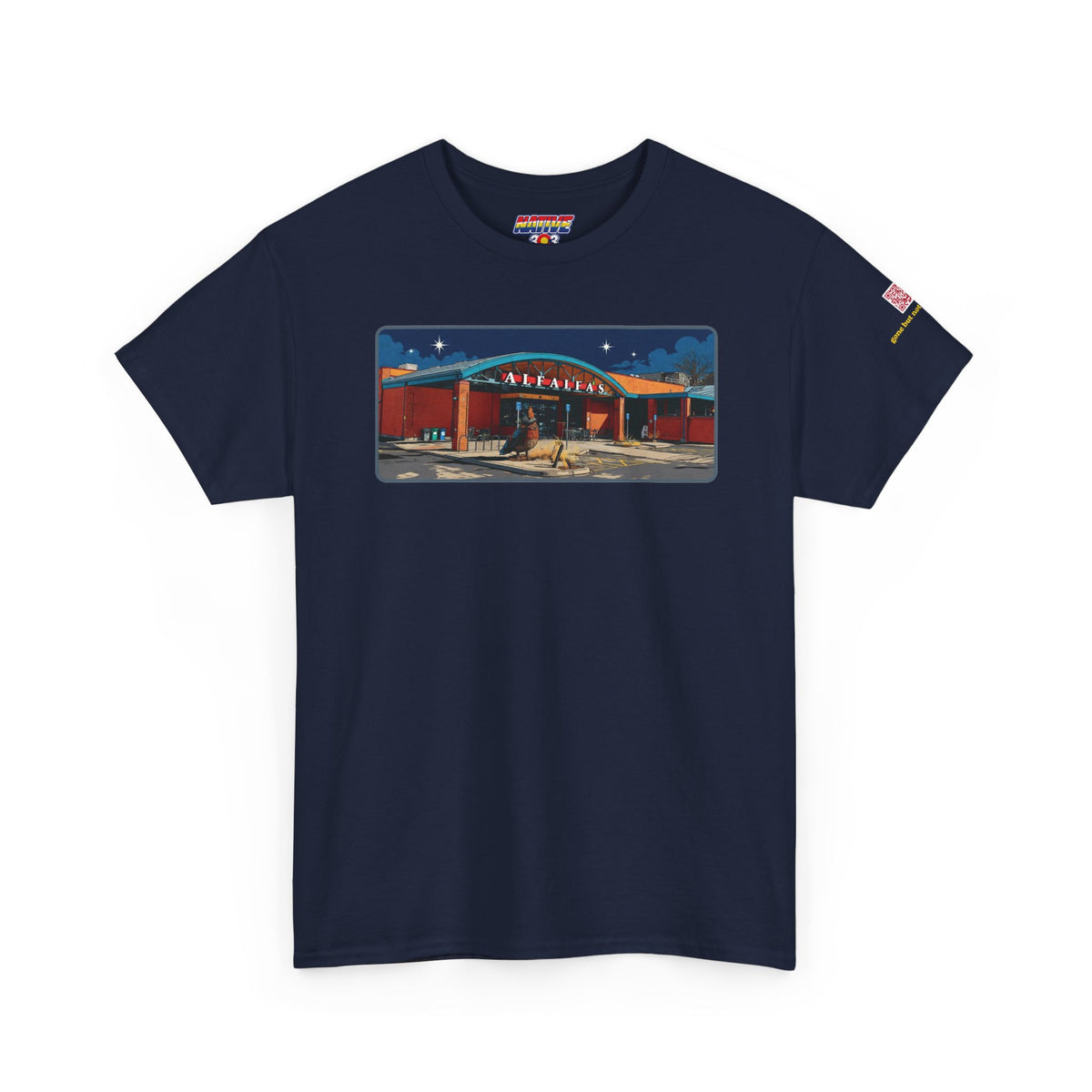Alfalfa's Grocery Store night scene - vintage Metro Denver gear