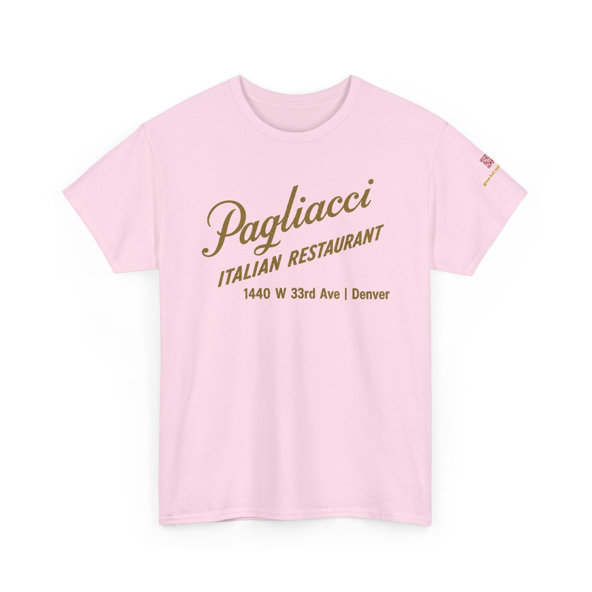 Pagliacci Italian restaurant - vintage Denver gear