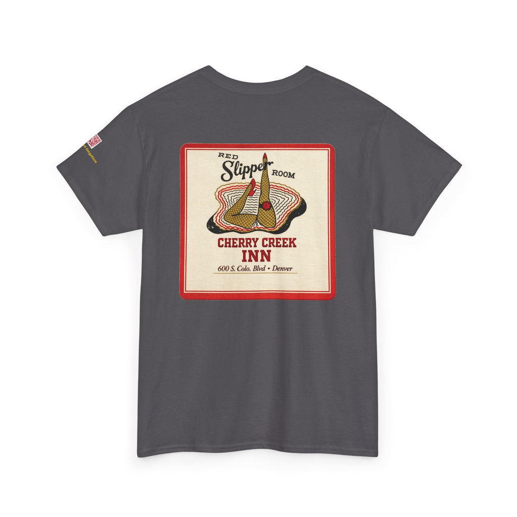 CHERRY CREEK INN - RED SLIPPER - vintage Denver gear