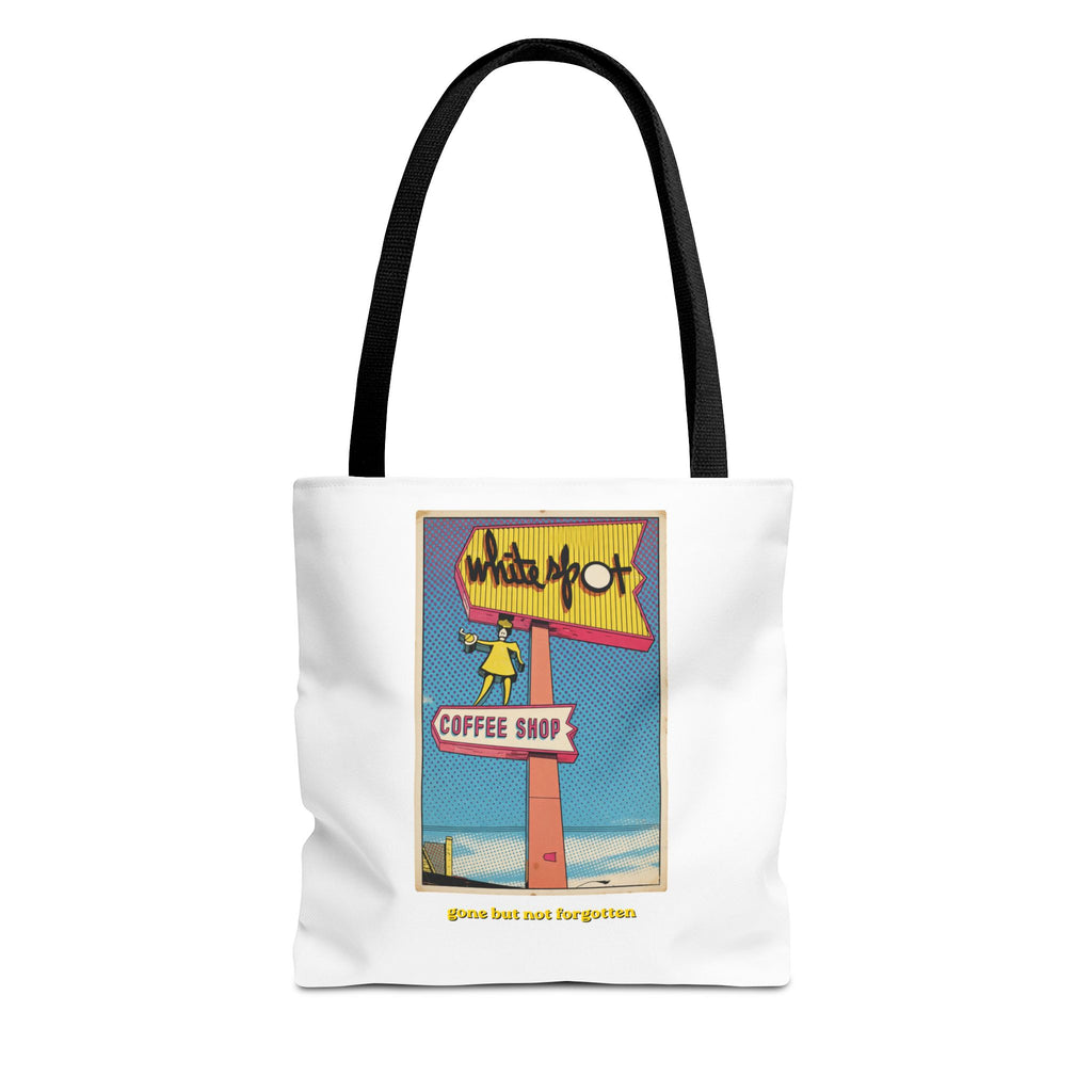 White Spot sign Tote