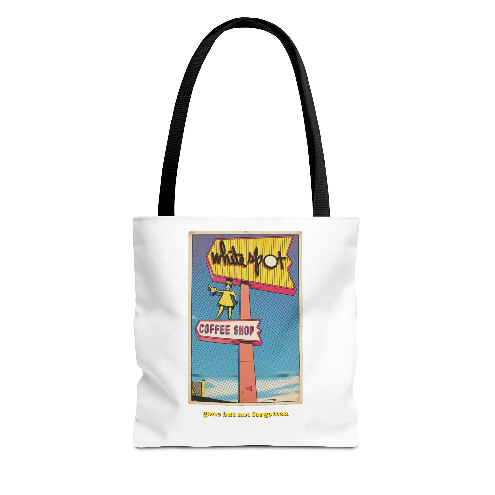 White Spot sign Tote