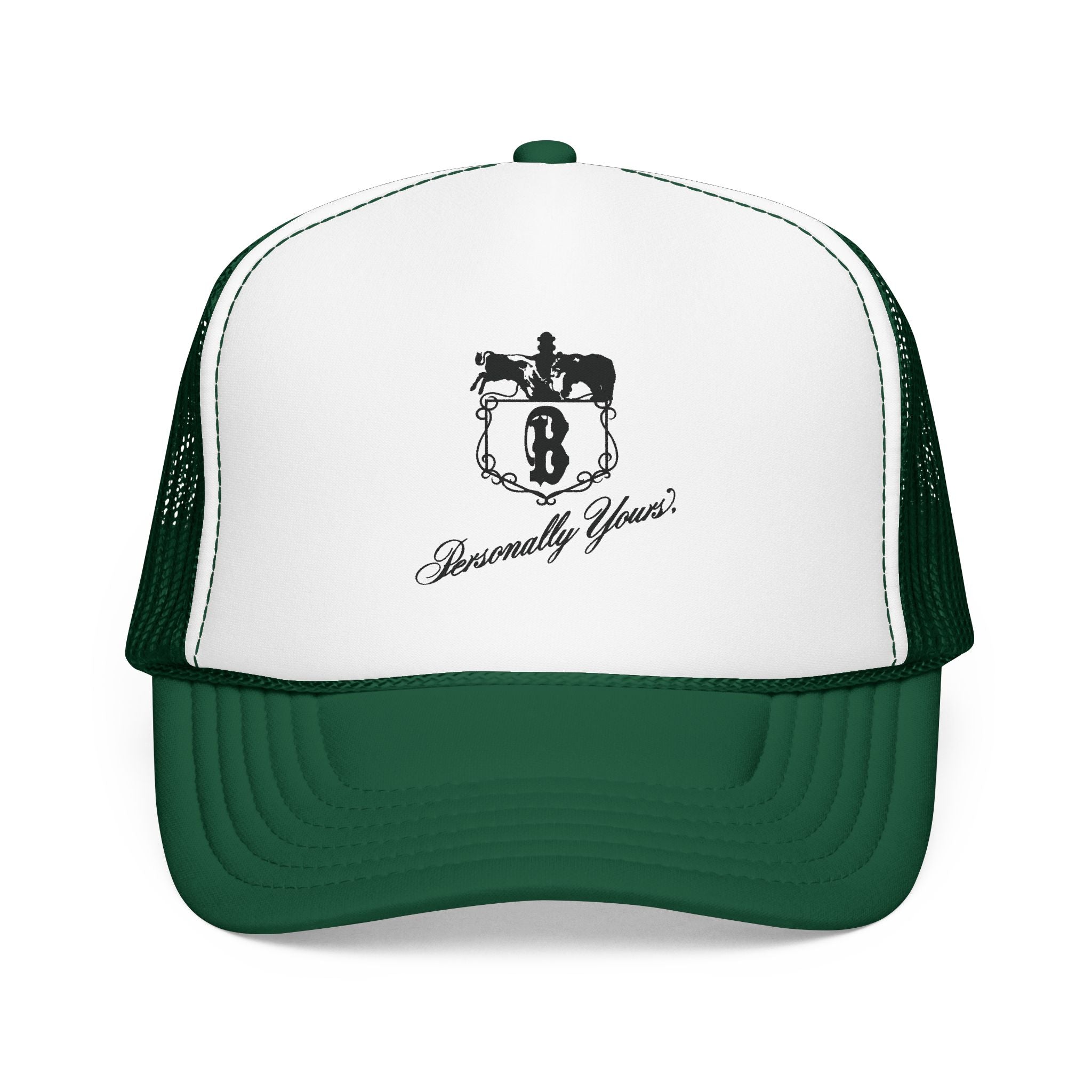 Broker Restaurant Trucker Hat — Vintage Sailboat Foam Cap