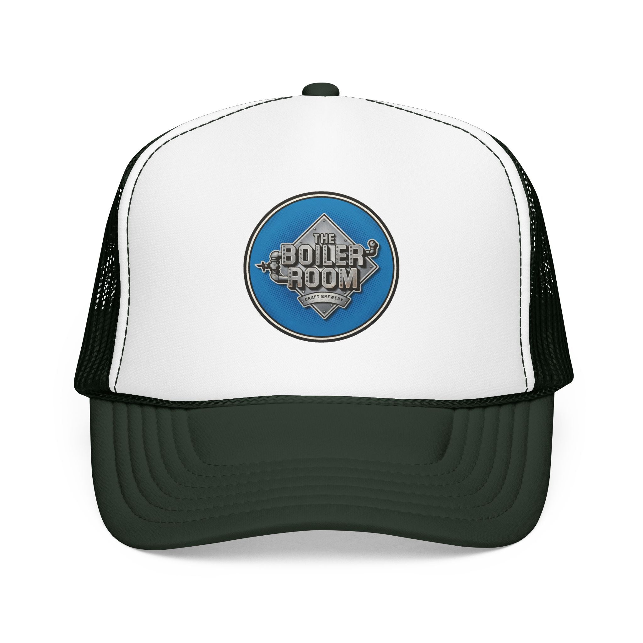 Boiler Room Trucker Hat — Vintage Sailboat Foam Cap
