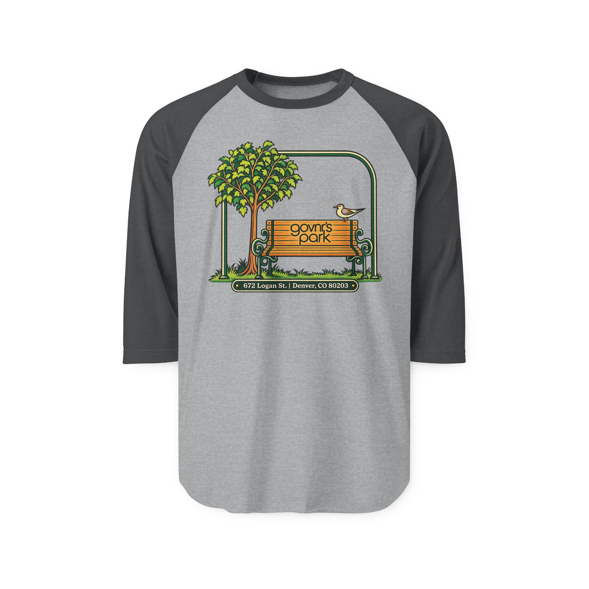 GOVNRS PARK | Retro Baseball Tee