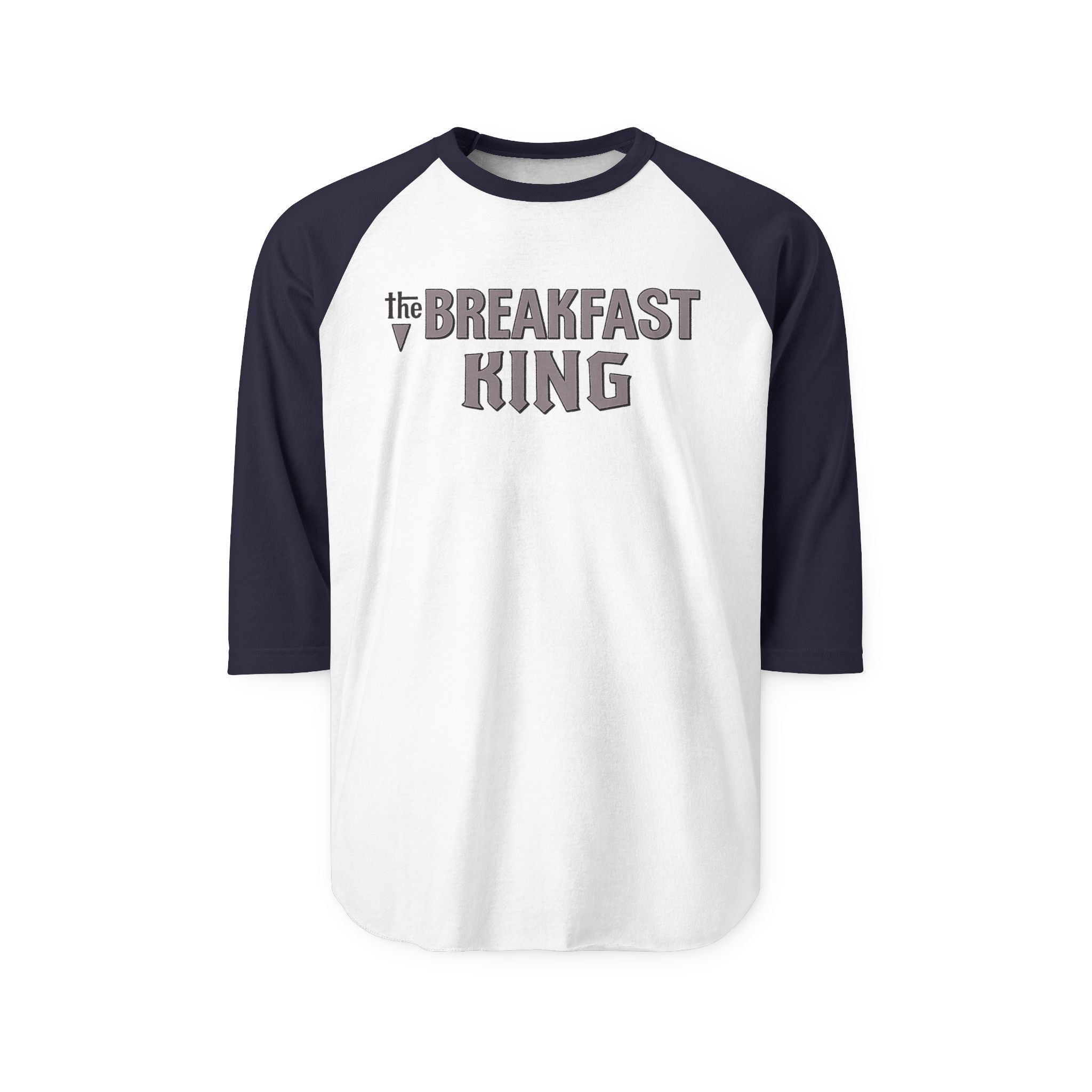 BREAKFAST KING | Retro Baseball Tee