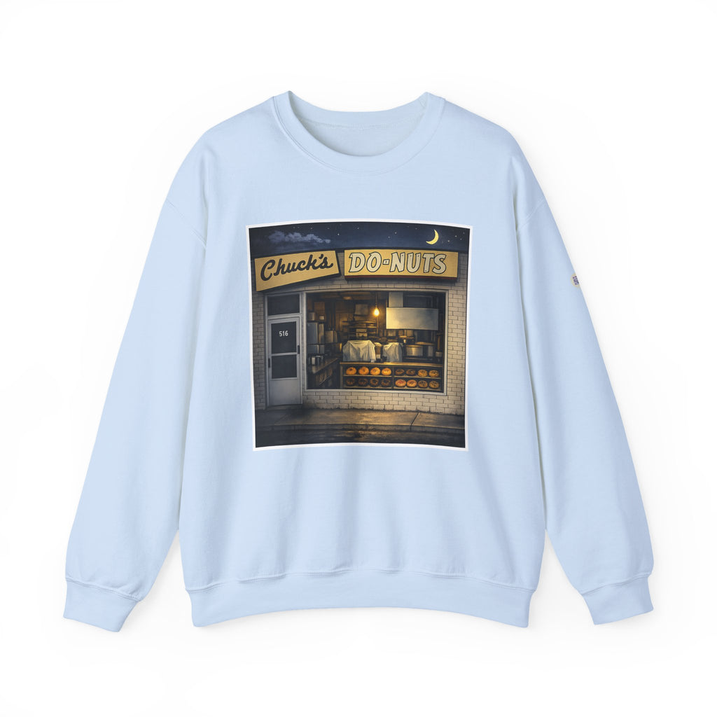Chuck's Donuts nightscene | Native303 Sweatshirt