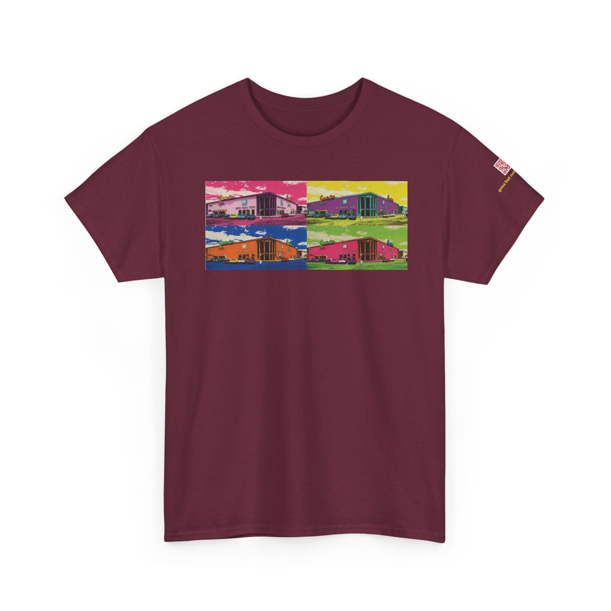 Cinderella City pop-art collage - vintage Denver gear