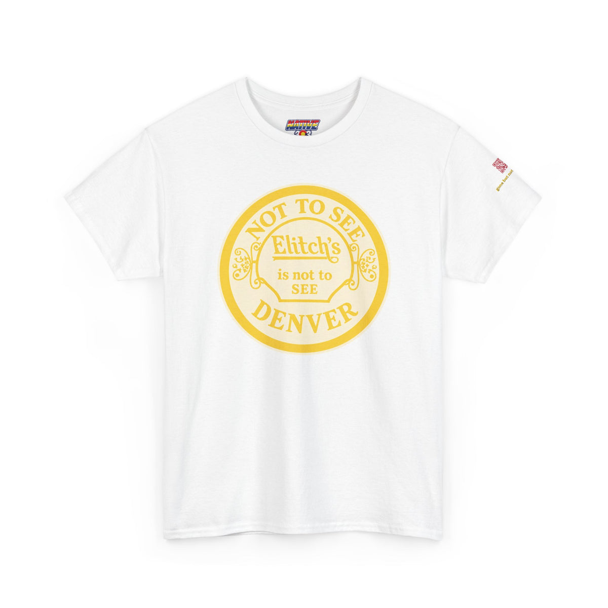 Elitch Gardens YELLOW - vintage Denver gear
