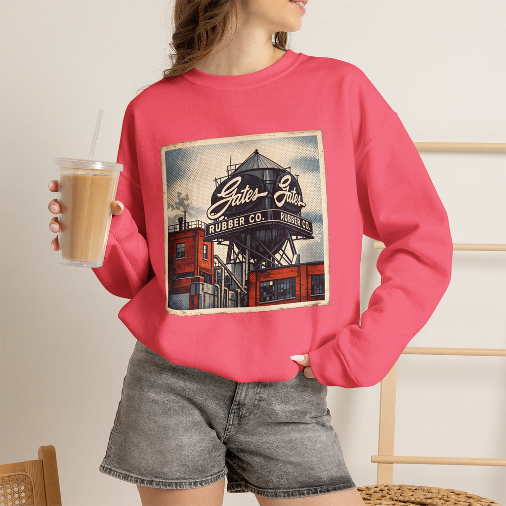 Gate's Rubber Company water tower | Native303 Sweatshirt