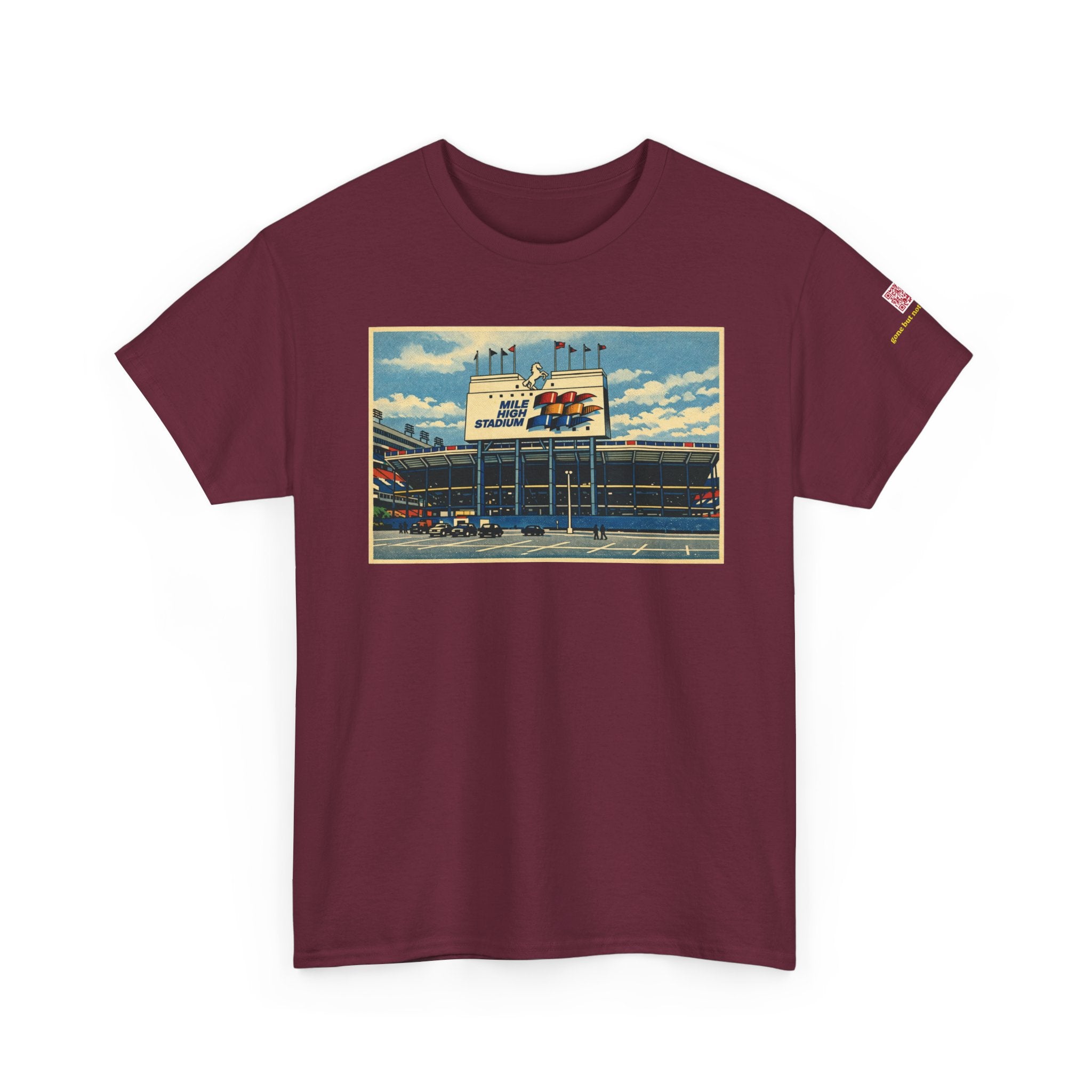 Mile High Stadium - retro pop-art imagining - vintage Denver gear