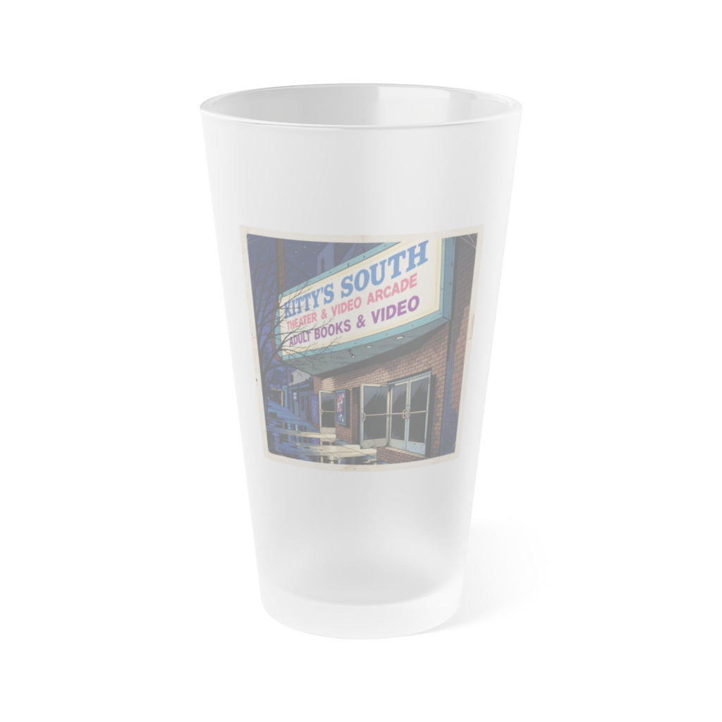 KITTY'S SOUTH | Frosted Pint Glass 16oz