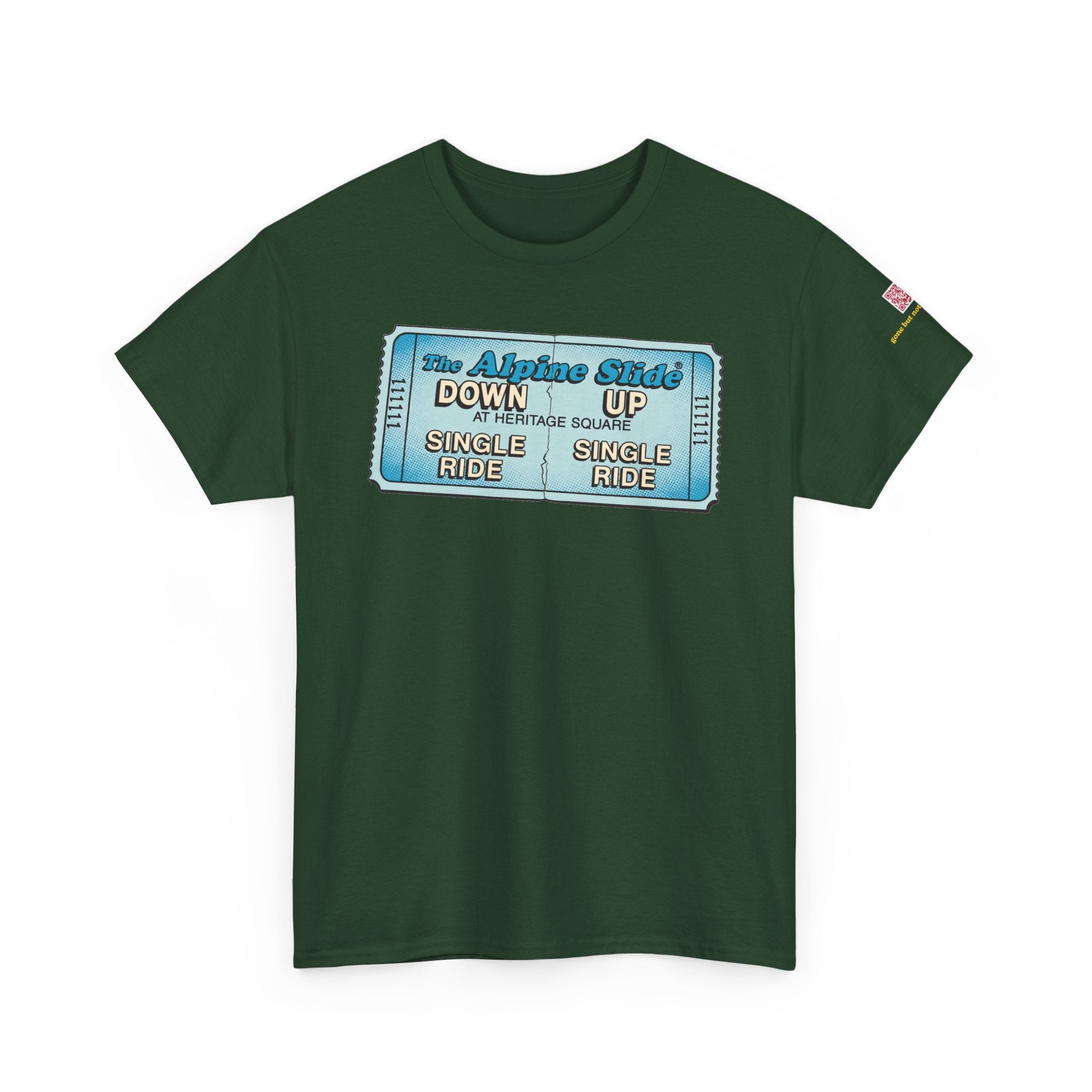 Alpine Slide comic style design- vintage Denver gear