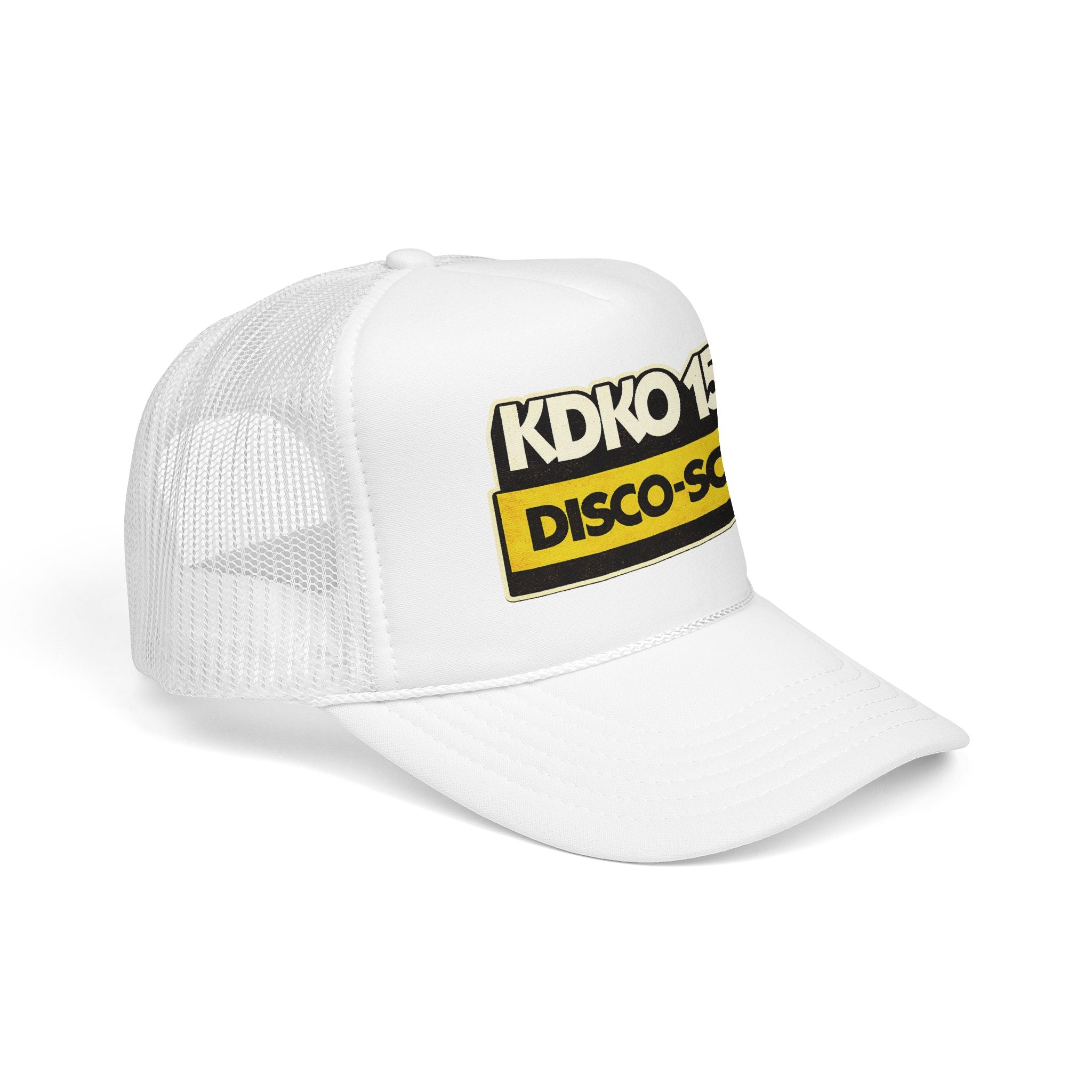 1510 AM KDKO Trucker Hat — Vintage Sailboat Foam Cap