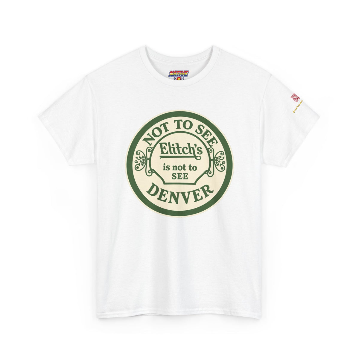 Elitch Gardens GREEN - vintage Denver gear