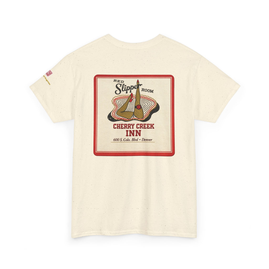 CHERRY CREEK INN - RED SLIPPER - vintage Denver gear