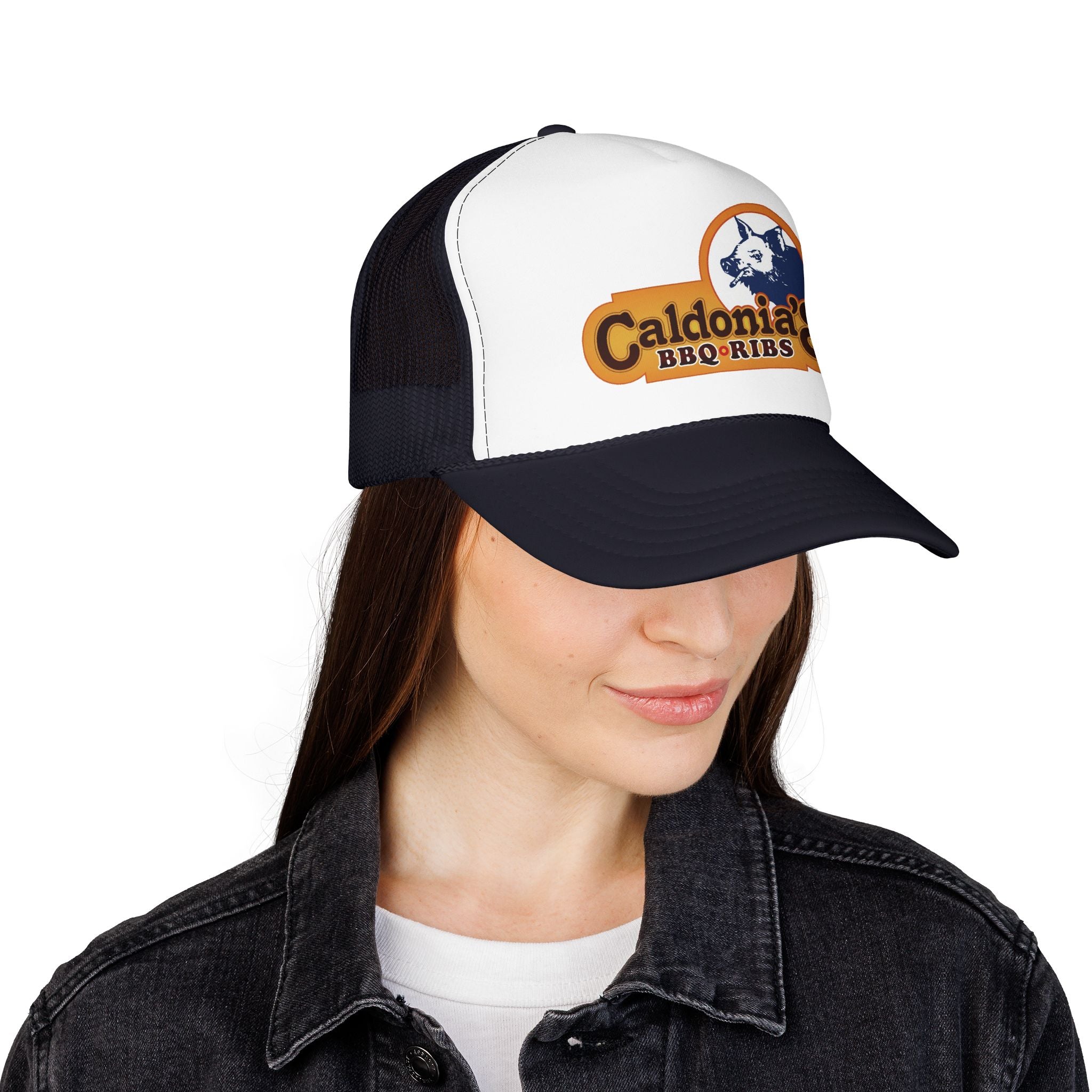 Caldonia's color Trucker Hat — Vintage Sailboat Foam Cap
