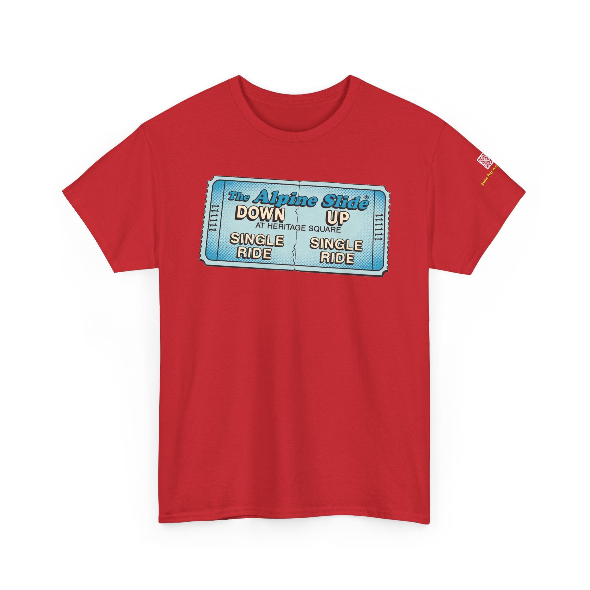 Alpine Slide comic style design- vintage Denver gear