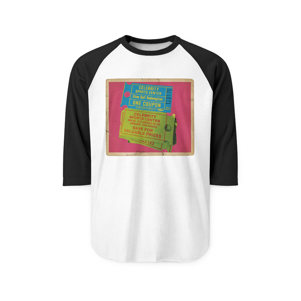 Celebrity Skee-ball tickets | Retro Baseball Tee