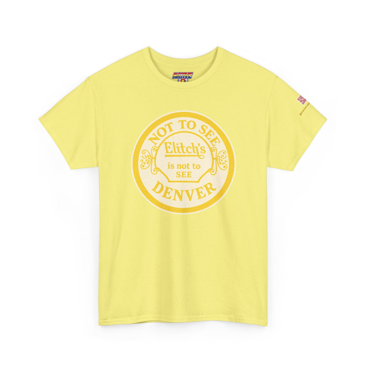 Elitch Gardens YELLOW - vintage Denver gear
