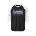 BONNIE BRAE TAVERN psychedelic | Retro Baseball Tee